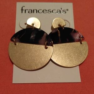 Half Circle Metal Earrings